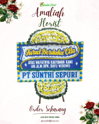 Papan Bunga Duka di Selawi